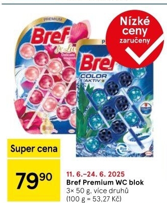 WC blok tuhý Premium Bref