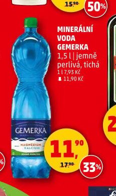 Minerální voda Gemerka