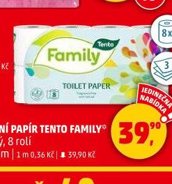 Toaletní papír Tento Family