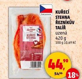 Kuřecí stehna uzená Řezníkův talíř