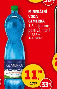 Minerální voda Gemerka