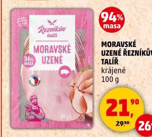 Moravské maso uzené Řezníkův talíř
