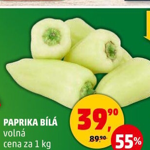 Paprika bílá