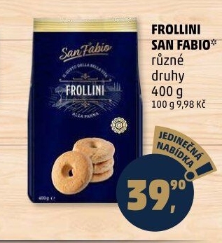 Sušenky Frollini San Fabio
