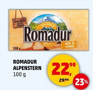 Sýr Romadur Alpenstern