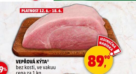 Vepřová kýta bez kosti