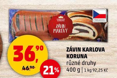 Závin Karlova Koruna