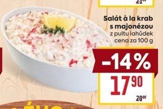 Salát a la krab s majonézou