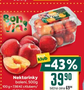 Nektarinky Billa Bonvia