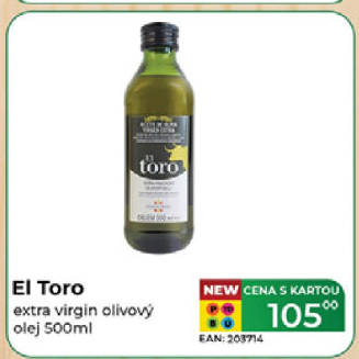 Olivový olej extra panenský El Toro