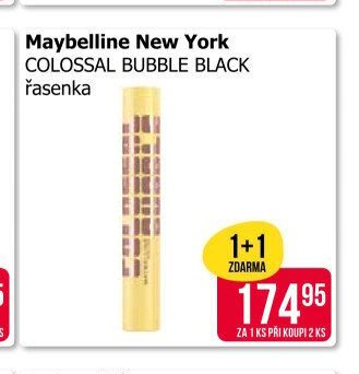 Maybelline New York COLOSSAL BUBBLE BLACK řasenka