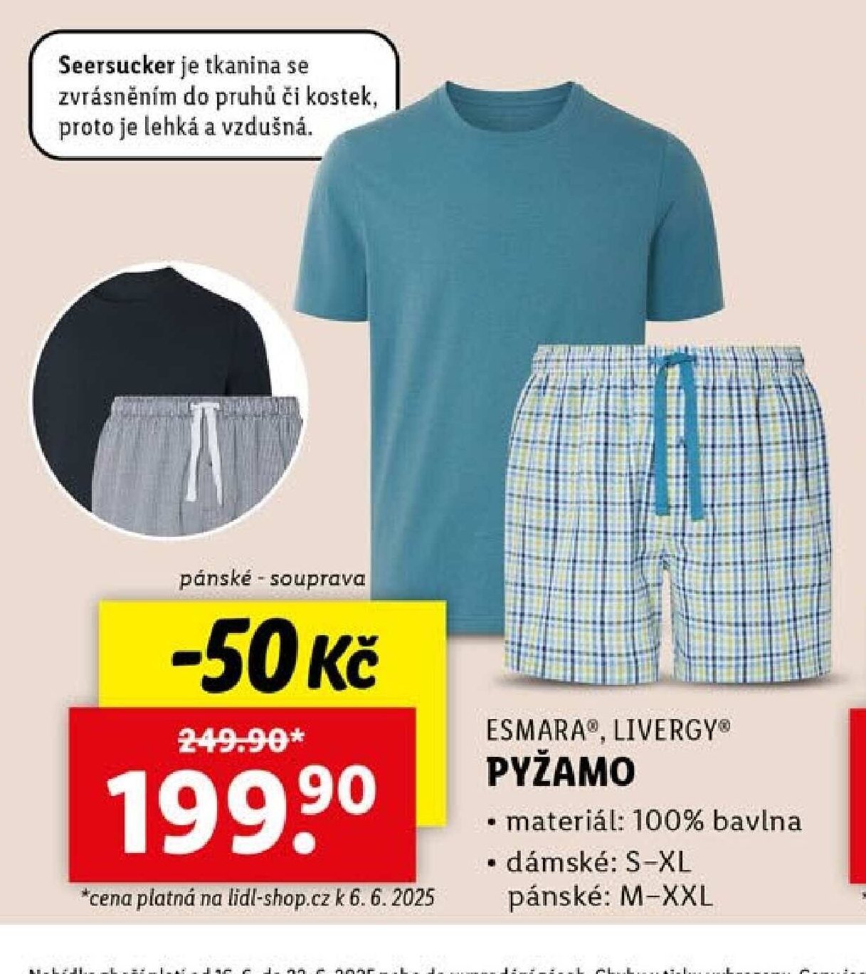 Esmara / Livergy pánské pyžamo