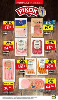akční leták Lidl 19.6.2025-22.6.2025