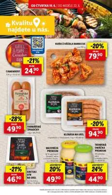 akční leták Lidl 19.6.2025-22.6.2025