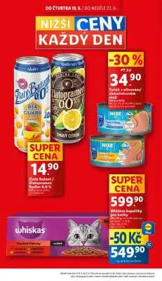 akční leták Lidl 19.6.2025-22.6.2025
