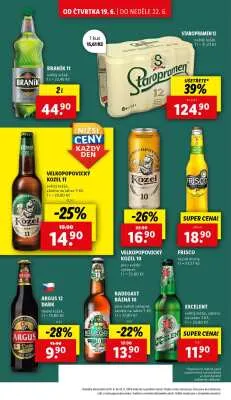 akční leták Lidl 19.6.2025-22.6.2025