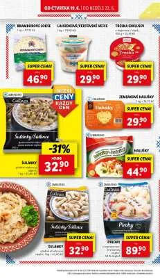 akční leták Lidl 19.6.2025-22.6.2025