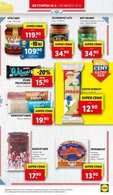 akční leták Lidl 19.6.2025-22.6.2025