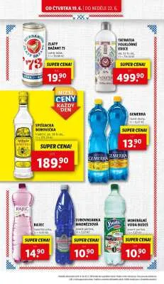 akční leták Lidl 19.6.2025-22.6.2025