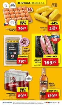 akční leták Lidl 19.6.2025-22.6.2025