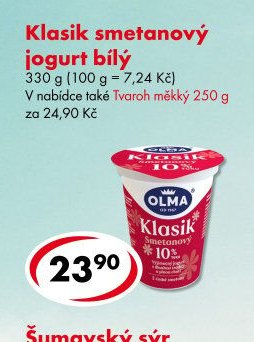 Klasik smetanový jogurt bílý