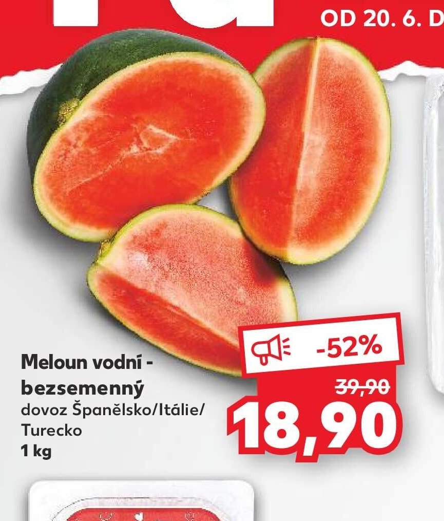 Meloun vodní bezsemenný