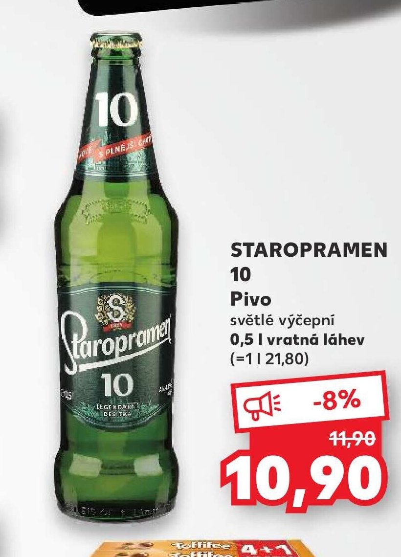 STAROPRAMEN 10 Pivo 0,5 l