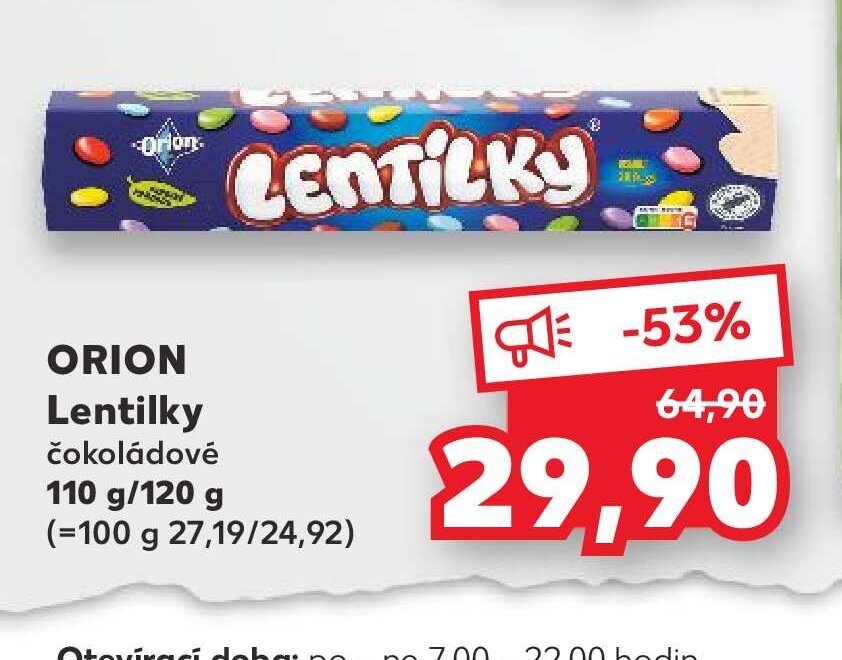 ORION Lentilky 110 g/120 g