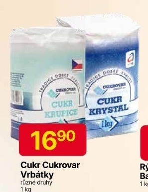 Cukr Cukrovar Vrbátky