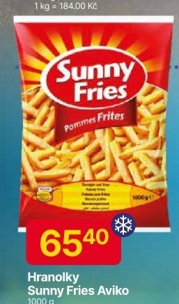 Hranolky mražené Sunny Fries