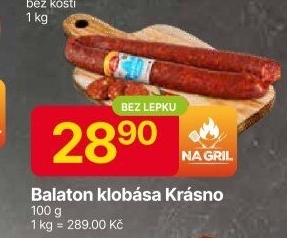 Klobása Balaton Krásno