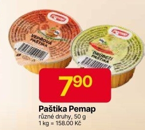 Paštiky Pemap