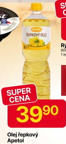Řepkový olej Apetol