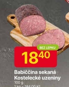 Sekaná babiččina Kostelecké uzeniny