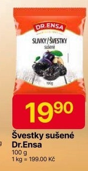 Švestky sušené Dr. Ensa