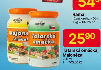 Tatarská omáčka Agricol