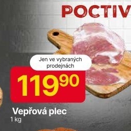 Vepřová plec bez kosti