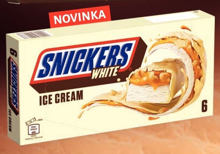 SNICKERS WHITE ICE CREAM