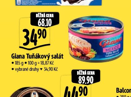 Giana Tuňákový salát