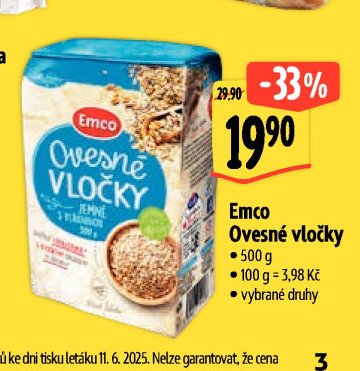 Emco Ovesné vločky