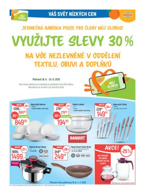 akční leták Globus 18.6.2025-24.6.2025