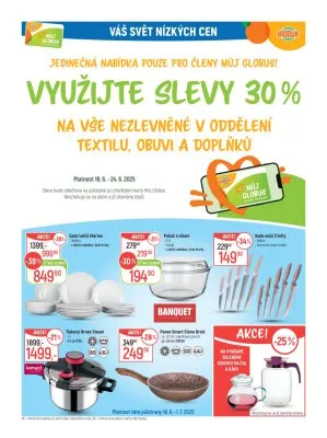 akční leták Globus 18.6.2025-24.6.2025