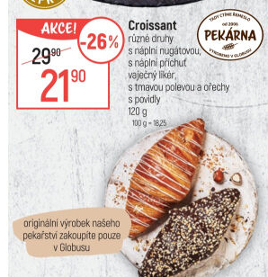 Croissant s náplní