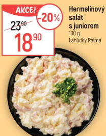 Hermelínový salát s juniorem