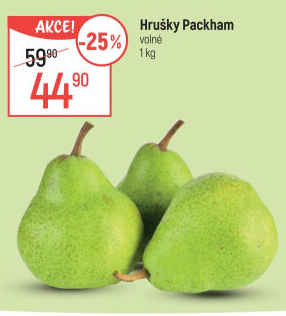 Hrušky Packham
