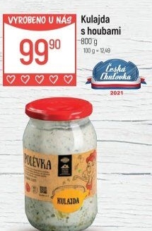 Polévka kulajda Globus