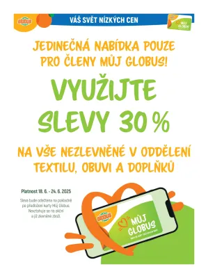 akční leták Globus 18.6.2025-24.6.2025