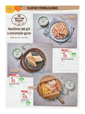 akční leták Globus 18.6.2025-24.6.2025