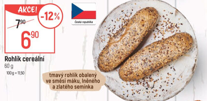 Cereální rohlík