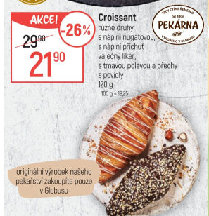 Croissant s náplní